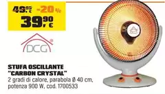 DCG - Stufa Oscillante ''Carbon Crystal'' DCG - Stufa Oscillante ''Carbon Crystal''