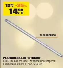 Plafoniera Led "Stagna"