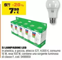 5 Lampadine Led 5 Lampadine Led