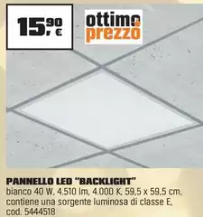 Pannello Led "Blacklight" Pannello Led "Blacklight"