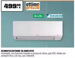 Daikin - Climatizzatore 12.000 Btu