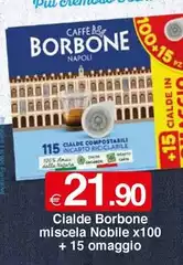 Caffe borbone - Cialde Miscela Nobile