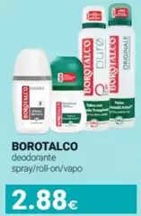 Borotalco - Deodorante Spray/Roll-On/Vapo Borotalco - Deodorante Spray/Roll-On/Vapo
