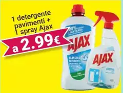Ajax - Detergente Pavimenti + 1 Spray