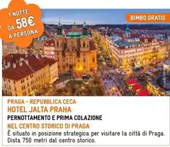 Bimbo - Praga - Repubblica Ceca Hotel Jalta Praia Pernotramonta E Prima Colazione Bimbo - Praga - Repubblica Ceca Hotel Jalta Praia Pernotramonta E Prima Colazione