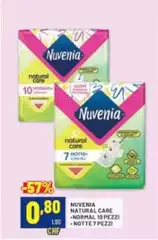 Nuvenia - Natural Care Normal/ Notte 7 Pezzi