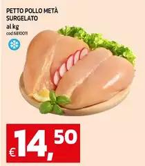 Petto Pollo Metà Surgelato Petto Pollo Metà Surgelato