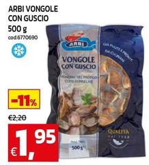 Arbi - Vongole Con Guscio Arbi - Vongole Con Guscio