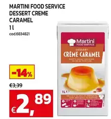 Martini - Food Service Dessert Creme
