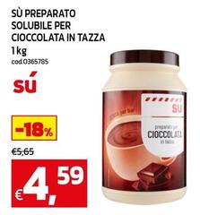 Su - Sù Preparato Solubile Per Cioccolata In Tazza