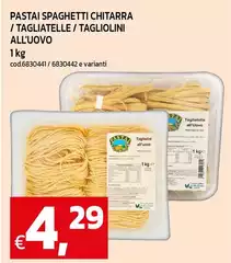 Pastai - Tagliatelle/Tagliolini All'Uovo