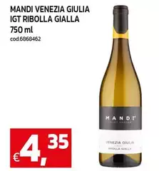 Mandi -  Venezia Giulia IGT Ribolla Gialla