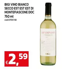 Bigi - Vino Bianco Secco Est Est Di Montefiascone DOC