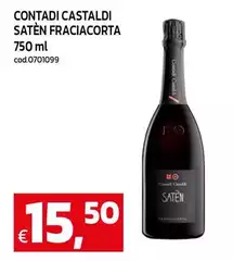 Contadi castaldi - Contadi Castaldi Satén Fraciacorta