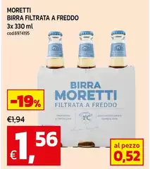 Moretti - Birra Filtrata A Freddo Moretti - Birra Filtrata A Freddo