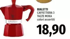 Bialetti - Caffettiera 3 Tazze Moka