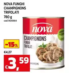 Nova - Funghi Champignons Trifolati
