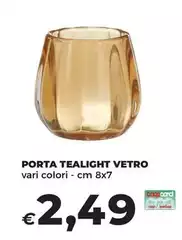 Porta Tealight Vetro Porta Tealight Vetro