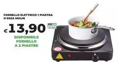 Fornello Elettrico 1 Piastra H 002a Fornello Elettrico 1 Piastra H 002a