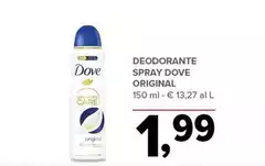Dove - Deodorante Spray Original