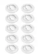 Set 10 Faretti Da Incasso Led Clane