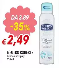 Neutro Roberts - Deodorante Spray