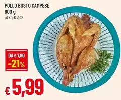 Pollo Busto Campese