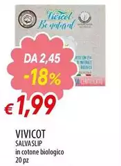 Be - Salvaslip In Cotone Biologico