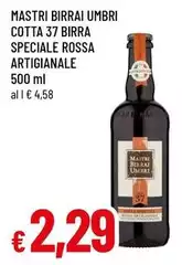 Mastri Birrai Umbri - Cotta 37 Birra Speciale Rossa Artigianale