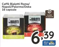 Bialetti - Caffè Nataliti Roma/Napoli/Palermo/Deka 16 Capsule