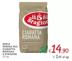 5 Stagioni - Farina Mix Ciabatta Romana