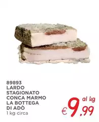 La Bottega Di Ado - Lardo Stagionato Conca Marmo