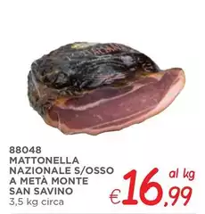 Salumeria Di Monte San Savino - Mattonella Nazionale S/Osso A Metà 