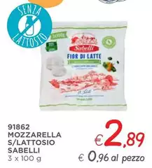 Sabelli - Mozzarella S/Lattosio