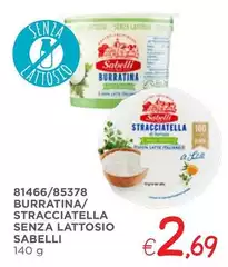 Sabelli - Burratina/Stracciatella Senza Lattosio