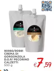 Calzetti - Crema Di Gorgonzola D.O.P/Pecorino