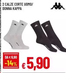 Kappa - Calze Corte Uomo/Donna