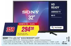 Sony - Tv Led 32" KD32W800P1200P1200