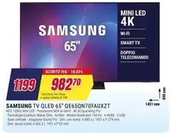 Samsung - Tv Qled 65" QE65QN70FAUXZT