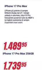 Max - iPhone 17 Pro  256GB