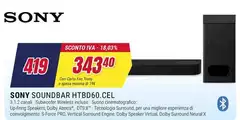 Sony - Soundbar HTBD60.CEL