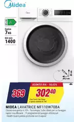 Midea - Lavatrice MF110W70BA