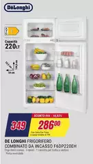 De Longhi - Frigorifero Combinato Da Incasso F6dp220eh