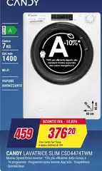 Candy - Lavatrice Slim CSO4474TWM