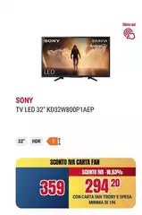 Sony - Tv Led 32" KD32W800P14EP
