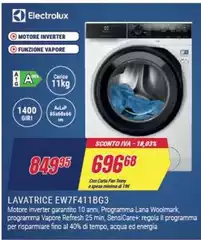Electrolux - Lavatrice Ew7f411bg3