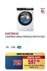 Electrolux - Lavatrice Carica Frontale EW7F411BG3