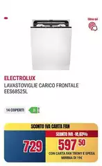 Electrolux - Lavastoviglie Carico Frontale EES68525L