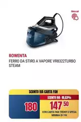 Rowenta - Ferro Da Stiro A Vapore VR8322EURBO STEAM