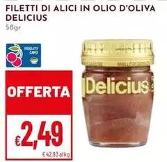 Delicius - Filetti Di Alici In Olio D'Oliva